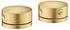 Axor One 2-Loch Wannenrandarmatur mit Thermostat brushed gold optic (48470250)
