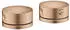 Axor One 2-Loch Wannenrandarmatur mit Thermostat brushed red gold (48470310)