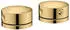 Axor One 2-Loch Wannenrandarmatur mit Thermostat polished gold optic (48470990)