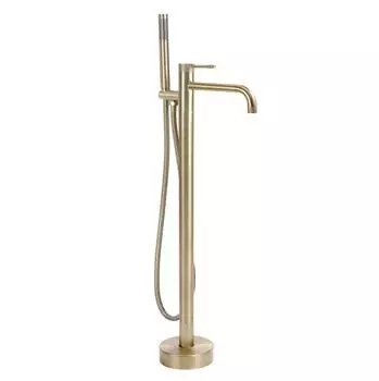 Rea Venti freistehende Badewannen- und Duscharmatur, gold matt (REA-B9765)