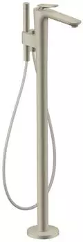 Axor Citterio C Cubic Cut Einhebel-Wannenmischer bodenstehend brushed nickel (49441820)