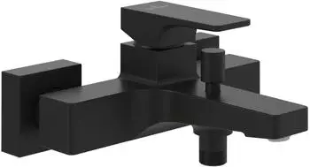 Villeroy & Boch Architectura Square Aufputz-Wannenarmatur Einhebelmischer matt schwarz (TVT125001000K5)