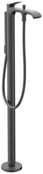Hansgrohe Vivenis Einhebel-Wannenmischer bodenstehend brushed black chrome (75445340)