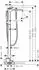 Hansgrohe Vivenis Einhebel-Wannenmischer bodenstehend brushed black chrome (75445340)