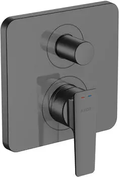 Axor Citterio E Einhebel-Wannenmischer Unterputz polished black chrome (36457330)