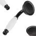 PaulGurkes Wannenarmatur Retro Zweigriffmischer Kreuzgriff, schwarz (PGQP27W-0316)