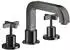Axor Citterio 3-Loch Wannenrandarmatur mit Kreuzgriffen polished black chrome (39436330)