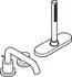 Hansgrohe Tecturis S 3-Loch Einhebel-Wannenrandmischer mit sBox brushed black chrome (73447340)