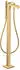 Axor Citterio Einhebel-Wannenmischer bodenstehend mit Hebelgriff Rautenschliff brushed gold optic (39471250)