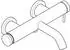 Hansgrohe Tecturis S Einhebel-Wannenmischer brushed black chrome (73422340)