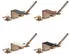 Axor MyEdition 4-Loch Wannenrandarmatur ohne Platte brushed red gold (47432310)