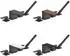 Axor MyEdition 4-Loch Wannenrandarmatur ohne Platte brushed black chrome (47432340)