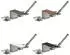 Axor MyEdition 4-Loch Wannenrandarmatur ohne Platte edelstahl optic (47432800)