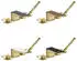 Axor MyEdition 4-Loch Wannenrandarmatur ohne Platte brushed brass (47432950)