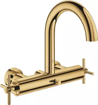 GROHE Atrio 2-Griff-Wannenbatterie Wandmontage cool sunrise (25268GL0)