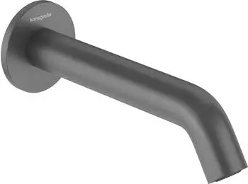 Hansgrohe Tecturis S Wanneneinlauf geb&uuml;rstetes Schwarzchrom 198mm (73411340)
