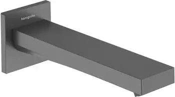 Hansgrohe Tecturis E Wanneneinlauf 210mm, geb&uuml;rstetes Schwarzchrom (73410340)