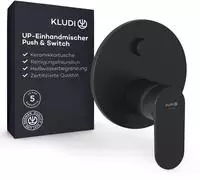 Kludi X1 Unterputz-Wannenf&uuml;ll-und Brause-Einhandmischer, Badarmaturen, 327593975,