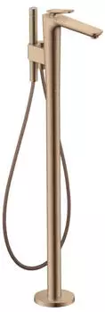 Axor Citterio C Cubic Cut Einhebel-Wannenmischer bodenstehend polished red gold (49441300)