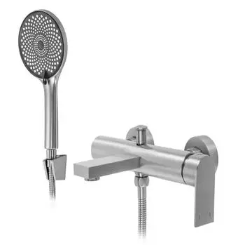 Rea Hunter Badewannenarmatur gebürstetes Nickel (REA-B2230)