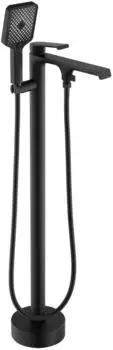 Rea Hass freistehende Badewannenarmatur mit Handbrause, schwarz (REA-B6401)
