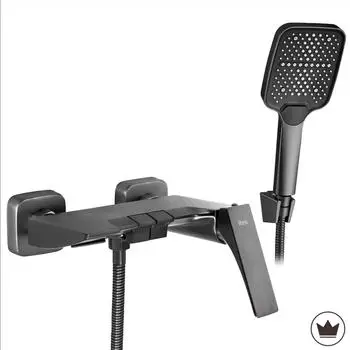 Rea Joe Wannenarmatur Wasserfall Wandmontage titan (REA-B2255)