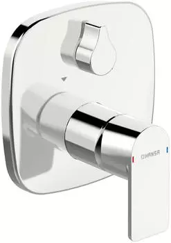 Hansa Hansastela Fertigmontageset Wanne/Brause Unterputz, verchromt (87843173)