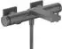 Hansgrohe Tecturis E Einhebel-Wannenarmatur Aufputz, schwarz chrom gebürstet (73420340)