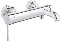 GROHE Essence New Einhand Wannebatterie Aufputz, Badarmaturen, 33624001, chrom