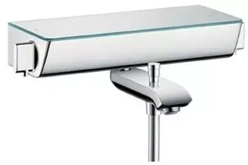 Hansgrohe Ecostat Select Wannenthermostat Aufputz wei&szlig;/chrom (13141400)