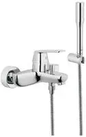 Grohe Eurosmart Cosmopolitan Wannenarmatur 32832000, Aufputz, mit Brausegarnitur,