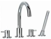 Steinberg Armaturen - Steinberg 100 - Wannenrandarmatur, 4-loch Montage, Rose Gold