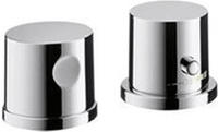 AXOR Uno&sup2; 2-Loch Thermostat f&uuml;r Wannenrandmontage, Badarmaturen, 38480000, chrom