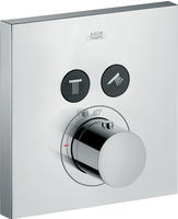 AXOR ShowerSelect Square Thermostat f&uuml;r 2 Verbraucher, Badarmaturen, 36715000, chrom