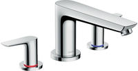 hansgrohe Talis E Fertigmontageset 71747000 Wannen-3-Loch-Armatur, chrom