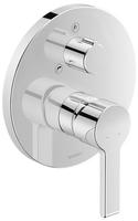 Duravit B.2 Wannenarmatur B25210012010 chrom, mit Umstellventil, Unterputzarmatur,