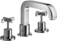 AXOR Citterio Fertigset 3-Loch Wannenrandarmatur mit Kreuzgriff, Badarmaturen,