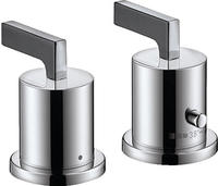 AXOR Citterio Fertigset 2-Loch Thermostat Hebelgriff Wannenrandmontage, Badarmaturen,