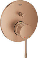 GROHE Essence New Einhand-Wannenbatterie Unterputz, Badarmaturen, warm sunset