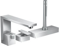 hansgrohe Axor Edge 3-Loch-Wannenarmatur 46431000 chrom, Diamantschliff,