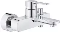 GROHE Lineare New Einhand-Wannenbatterie Aufputz, Badarmaturen, 33849001, chrom