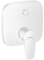 hansgrohe Talis E Einhebel-Wannenmischer Unterputz, Badarmaturen, 71745700, mattwei&szlig;