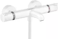 Hansgrohe Ecostat Comfort - Thermostat-Wannenarmatur, wei&szlig;matt 13114700