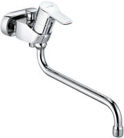 Kludi PURE&EASY Wannenf&uuml;ll- und Brause-Einhandmischer, Badarmaturen, 375910565,