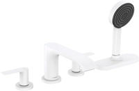 Vivenis - Wannenrandarmatur, 4-loch-installation, Sbox, Wei&szlig; Matt 75444700 -