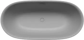 Kaldewei Meisterstück Oyo Duo 1050 Badewanne mit Überlauf Ablaufdeckel emailliert cool grey 30 (205043530663)