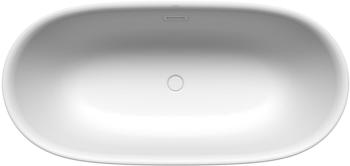 Kaldewei Meisterstück Oyo Duo 1050 Badewanne mit Perleffekt mit Überlauf Ablaufdeckel emailliert alpinweiß mit Perleffekt (205043533001)