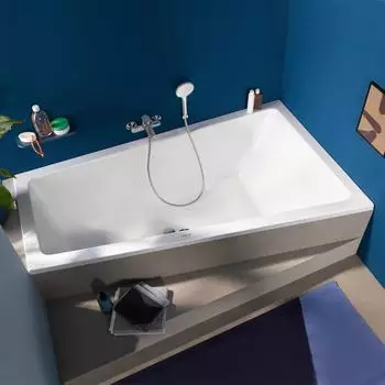 Duravit No. 1 Trapez-Badewanne 160 x 85 cm mit 1 Rückenschräge rechts weiß (700507000000000) Duravit No. 1 Trapez-Badewanne 160 x 85 cm mit 1 Rückenschräge rechts weiß (700507000000000)