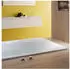 Bette Comodo Rechteck-Badewanne 190 x 90 cm Überlauf hinten weiß mit betteglasur plus (1642-000Plus)