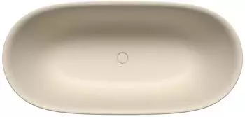 Kaldewei Meisterstück Oyo Duo 1050 Badewanne ohne Überlauf Ablaufdeckel emailliert warm beige 20 (205043540661)